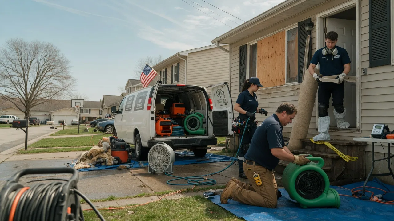 Water Damage Restoration in Grinnell, IA near me
